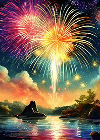 Beautiful Fireworks Theme#136