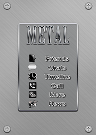Stylish metal theme