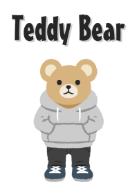 テディベア【グレーパーカー】