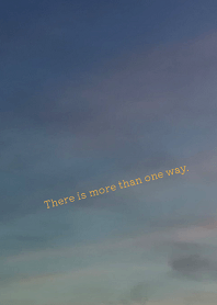 There is more than one way.