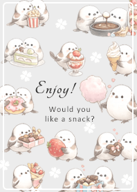 Long-tailed Tit's Snack Time