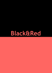 Simple Red & Black no logo No.9-4