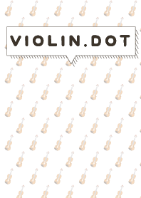 バイオリンのドット柄（楽器模様）