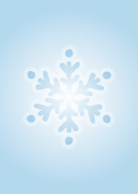 Crystal of snow --BLUE--