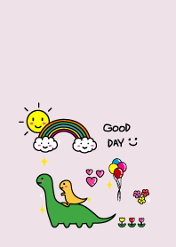 HAPPY DINO TO DAY WHITE FLOWERS.4