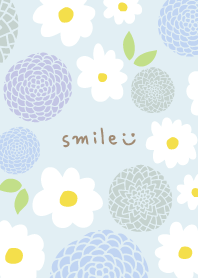 White flowers and saddle flowers3 Japan