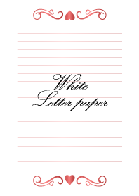 White Letter paper *GLOSSYRED 5*