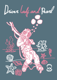 นักประดาน้ำสาวกับหอยมุก