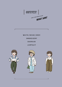 outfit of today / mist purple