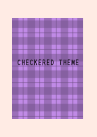DUSTY PURPLE CHECKERED THEME/LIGHT PINK