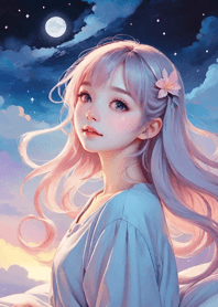 Comfortable day on the bed girl E1F605