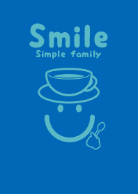 Smile & Teatime cobalt blue