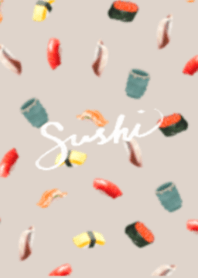 Simple sushi beige