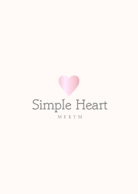 Pink Gold Heart -SIMPLE-