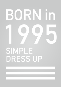 1995年生まれ/シンプル着せ替え