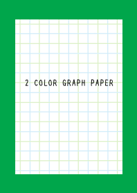2 COLOR GRAPH PAPER-BLUE&GREEN-GREEN