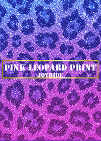 Pink Blue Leopard Print