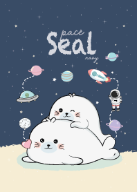 Seal On Space Navy.