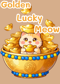 Golden Lucky Meow(Beige 02)