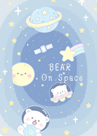 Bear on Blue Space!