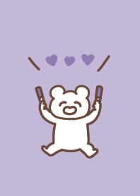 member color bear(purple)