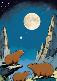 Ukiyo-e - Capybara EEA9Ff