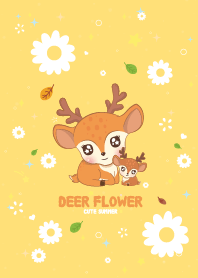 Deer Flower Summer Yellow