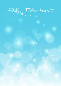 Fluffy Blue Heart...