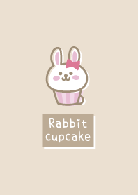 兔子蛋糕 <色帶> 淺褐色的