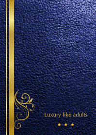 オトナのラグジュアリーネイビー