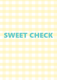 =SWEET CHECK= yellowturquoise