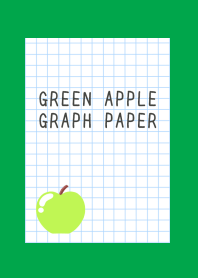 GREEN APPLE GRAPH PAPER/GREEN