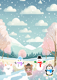 Kawaii scandinavian style(Winter-553)