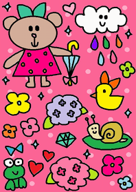 (Happy rain and Lilo)