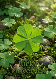 lucky clover leaf. v.2