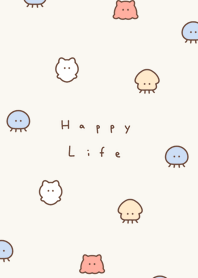 Marine Friends(pattern)/green beige