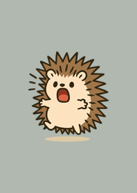 Cute Surprised Hedgehog.Vol.6