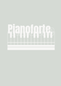 pianoforte Pale Mist WHT