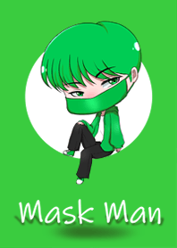 Mask Man Green