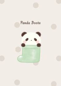 Panda and Boots* -green- dot