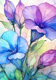 Stained Glass -Gentian- 2