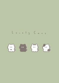 4 whisker cats (line)/pistachio