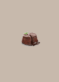 手繪甜點ー熔岩巧克力（改版）