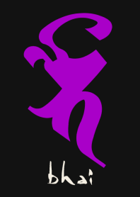 BONJI [bhai] BLACK PURPLE (0682