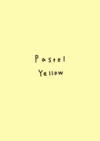 Pastel yellow. Simple hand-drawn.