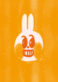 Cute orange color rabbit