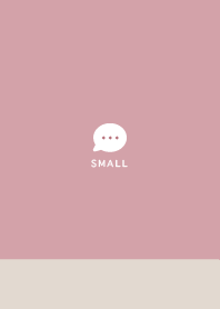 Small Button / Beige&Dull Pink
