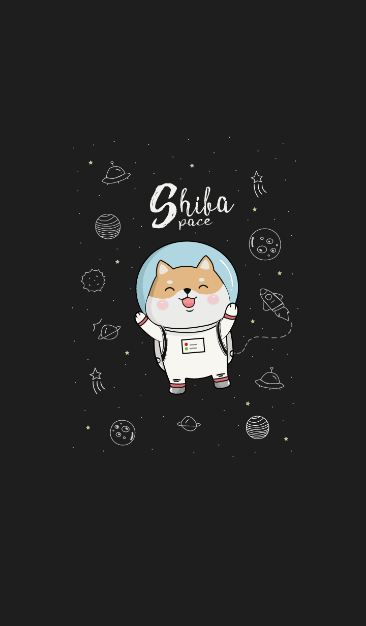 Shiba On Space.
