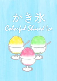 Colorful Shaved Ice
