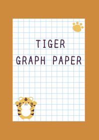 TIGER GRAPH PAPER-BROWN-ORANGE